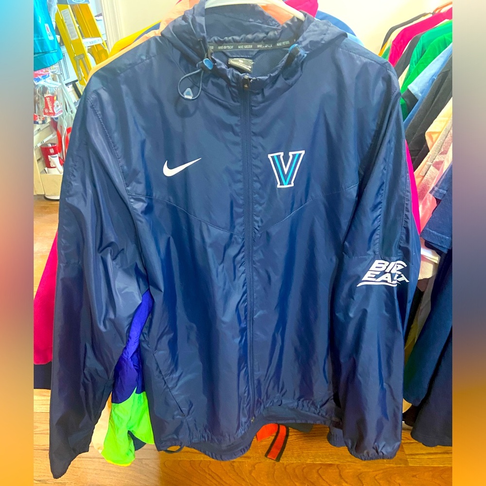 Vintage Nike Mens Small Villanova University WildcatsFull Zip Windbreaker Jacket